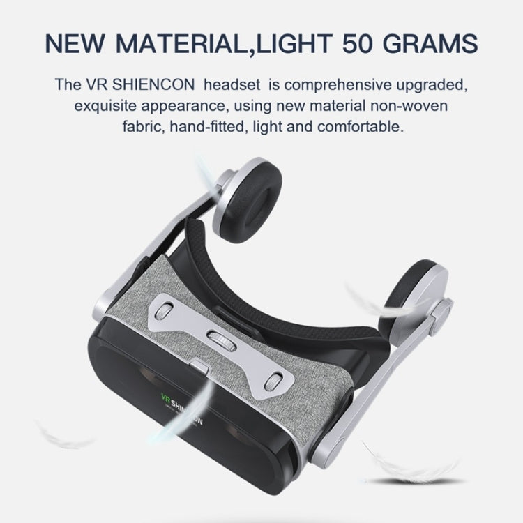 VR SHINECON G07E Lunettes Vidéo 3D Réalité Virtuelle Adaptées pour Smartphone 4.0 à 6.3 pouces