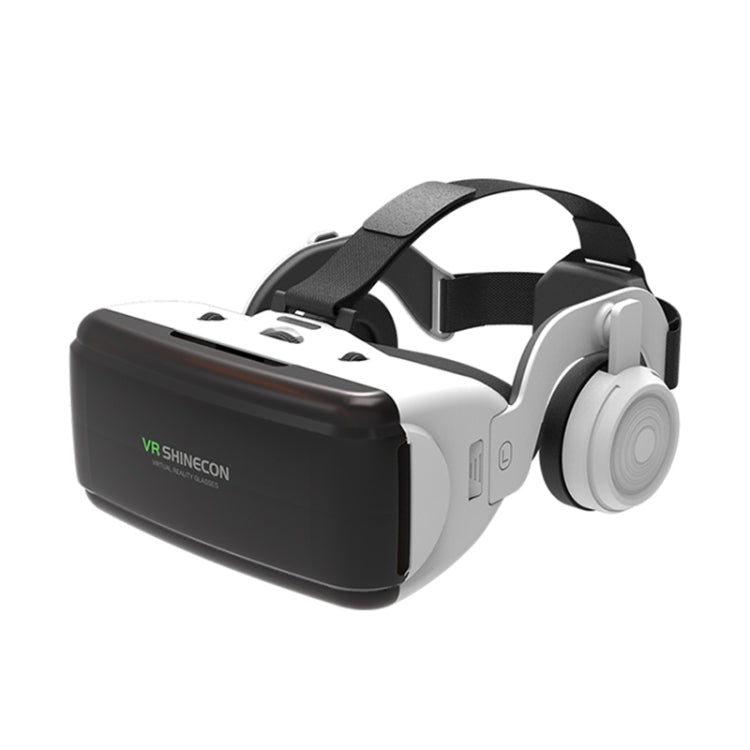 VR SHINECON G06E Lunettes Vidéo 3D Réalité Virtuelle Adaptées pour Smartphone 4.7 à 6.1 pouces avec Casque, G06E