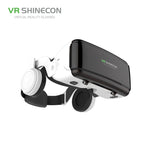 VR SHINECON G06E Lunettes Vidéo 3D Réalité Virtuelle Adaptées pour Smartphone 4.7 à 6.1 pouces avec Casque, G06E
