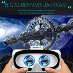 VR SHINECON G06E Lunettes Vidéo 3D Réalité Virtuelle Adaptées pour Smartphone 4.7 à 6.1 pouces avec Casque, G06E