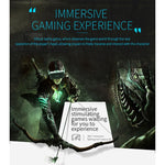 VR SHINECON G06E Lunettes Vidéo 3D Réalité Virtuelle Adaptées pour Smartphone 4.7 à 6.1 pouces avec Casque, G06E