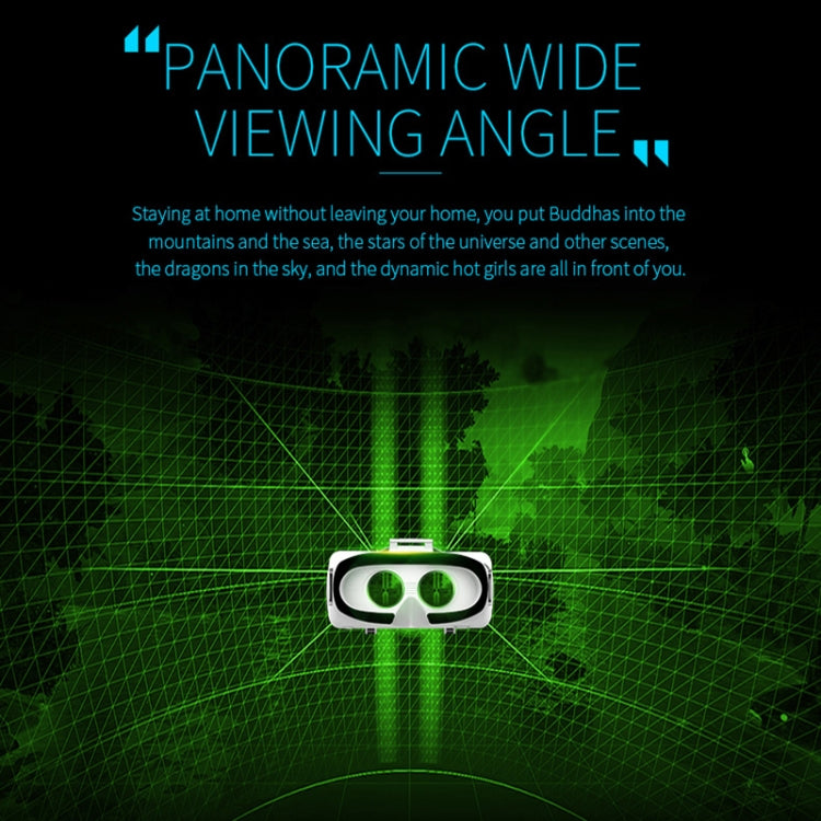 VR SHINECON G06E Lunettes Vidéo 3D Réalité Virtuelle Adaptées pour Smartphone 4.7 à 6.1 pouces avec Casque, G06E