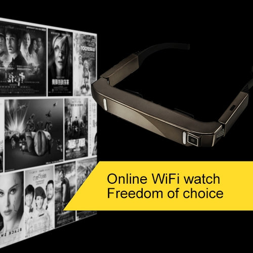 VISION-800 Android 4.4 1GB+2GB Lunettes intelligentes super Retina 3D VR Casques de réalité virtuelle avec caméra 5.0MP, support WiFi, Bluetooth, carte TF, enregistrement vidéo