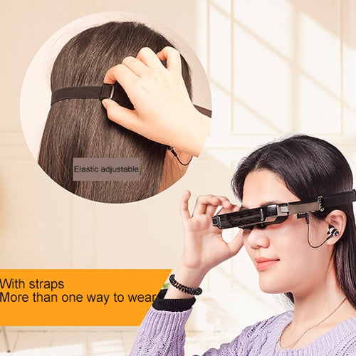VISION-800 Android 4.4 1GB+2GB Lunettes intelligentes super Retina 3D VR Casques de réalité virtuelle avec caméra 5.0MP, support WiFi, Bluetooth, carte TF, enregistrement vidéo