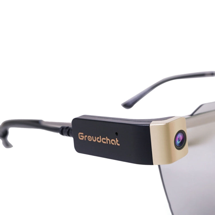 Groudchat JP1DV1 Caméra intelligente HD 1080P USB pour téléphone portable, pour branches de lunettes, microphone intégré à absorption et réduction de bruit