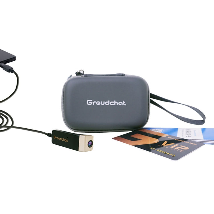 Groudchat JP1DV1 Caméra intelligente HD 1080P USB pour téléphone portable, pour branches de lunettes, microphone intégré à absorption et réduction de bruit