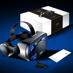 VRG Pro Version Audio Vidéo Lunettes 3D VR tout-en-un pour téléphone portable avec lentilles à revêtement Blu-ray, lentilles à revêtement Blu-ray
