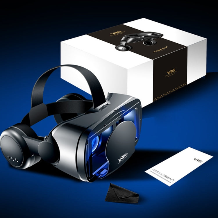 VRG Pro Version Audio Vidéo Lunettes 3D VR tout-en-un pour téléphone portable avec lentilles à revêtement Blu-ray, lentilles à revêtement Blu-ray