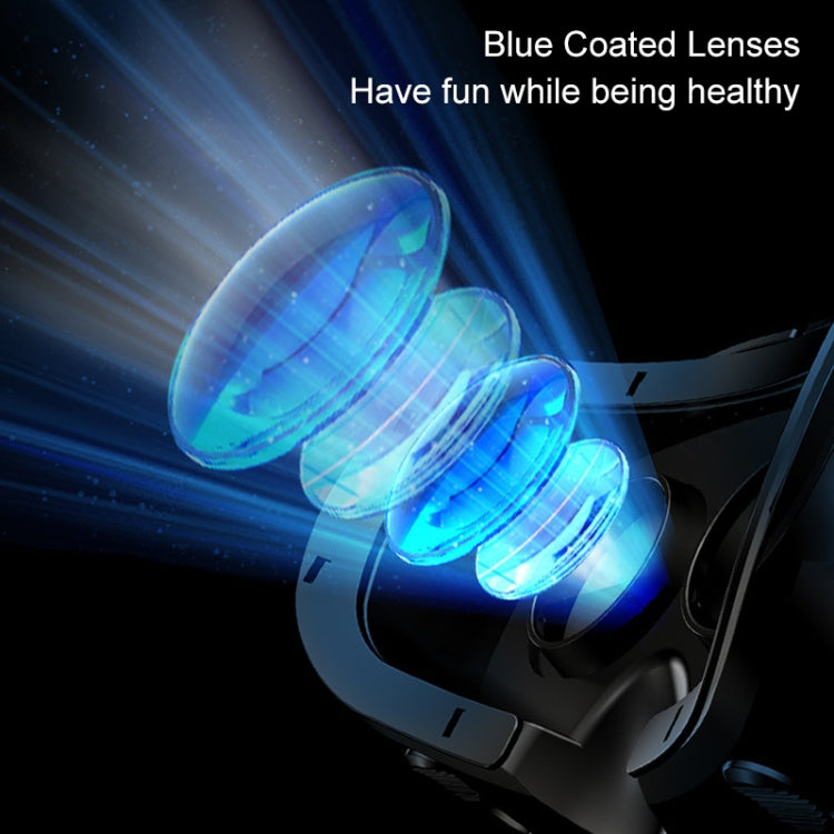 VRG Pro Version Audio Vidéo Lunettes 3D VR tout-en-un pour téléphone portable avec lentilles à revêtement Blu-ray, lentilles à revêtement Blu-ray