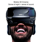 VRG Pro Version Audio Vidéo Lunettes 3D VR tout-en-un pour téléphone portable avec lentilles à revêtement Blu-ray, lentilles à revêtement Blu-ray