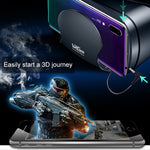 VRG Pro Version Audio Vidéo Lunettes 3D VR tout-en-un pour téléphone portable avec lentilles à revêtement Blu-ray, lentilles à revêtement Blu-ray