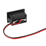 V40D Affichage lumière rouge 2 fils Mini voltmètre numérique étanche IPX4, mesure tension : DC 15-120V, DT0001G, DT0001L, DT0001R