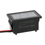 V40D Affichage lumière rouge 2 fils Mini voltmètre numérique étanche IPX4, mesure tension : DC 15-120V, DT0001G, DT0001L, DT0001R