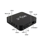 MXQ Pro 5G Lecteur multimédia Full HD 1280 x 720 1 Go+8 Go RK30Board Quad Core Android 7.1 Boîtier TV avec télécommande