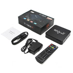 MXQ Pro 5G Lecteur multimédia Full HD 1280 x 720 1 Go+8 Go RK30Board Quad Core Android 7.1 Boîtier TV avec télécommande