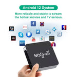 MXQ Pro 5G Lecteur multimédia Full HD 1280 x 720 1 Go+8 Go RK30Board Quad Core Android 7.1 Boîtier TV avec télécommande