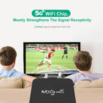 MXQ Pro 5G Lecteur multimédia Full HD 1280 x 720 1 Go+8 Go RK30Board Quad Core Android 7.1 Boîtier TV avec télécommande