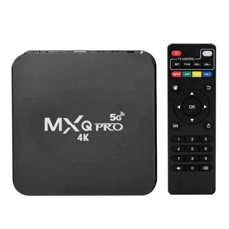 MXQ Pro 5G Lecteur multimédia Full HD 1280 x 720 1 Go+8 Go RK30Board Quad Core Android 7.1 Boîtier TV avec télécommande