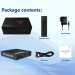 Boîtier Smart TV Tanix X4 Android 11, Amlogic S905X4 Quad Core, 4 Go+32 Go, Double Wifi, BT, 4 Go+32 Go