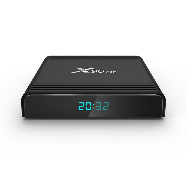 X96 Air 8K Smart TV BOX Android 9.0 Lecteur multimédia avec télécommande, Quad-core Amlogic S905X3, RAM : 4 Go, ROM : 32 Go, WiFi double bande, Bluetooth, prise australienne, 4 Go+32 Go