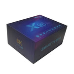 X96 Air 8K Smart TV BOX Android 9.0 Lecteur multimédia avec télécommande, Quad-core Amlogic S905X3, RAM : 4 Go, ROM : 32 Go, WiFi double bande, Bluetooth, prise australienne, 4 Go+32 Go
