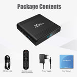 X96 Air 8K Smart TV BOX Android 9.0 Lecteur multimédia avec télécommande, Quad-core Amlogic S905X3, RAM : 4 Go, ROM : 32 Go, WiFi double bande, Bluetooth, prise australienne, 4 Go+32 Go