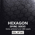 Chaussettes de plongée en néoprène antidérapantes SLINX 1702 3 mm, S, M, L, XL