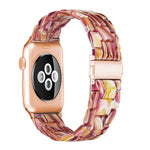 Bracelet de montre en résine tendance simple, Pour Apple Watch Series 4 40 mm et Series 3 & 2 & 1 38 mm, Pour Apple Watch Series 4 44 mm et Series 3 & 2 & 1 42 mm