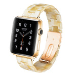 Bracelet de montre en résine tendance simple, Pour Apple Watch Series 4 40 mm et Series 3 & 2 & 1 38 mm, Pour Apple Watch Series 4 44 mm et Series 3 & 2 & 1 42 mm
