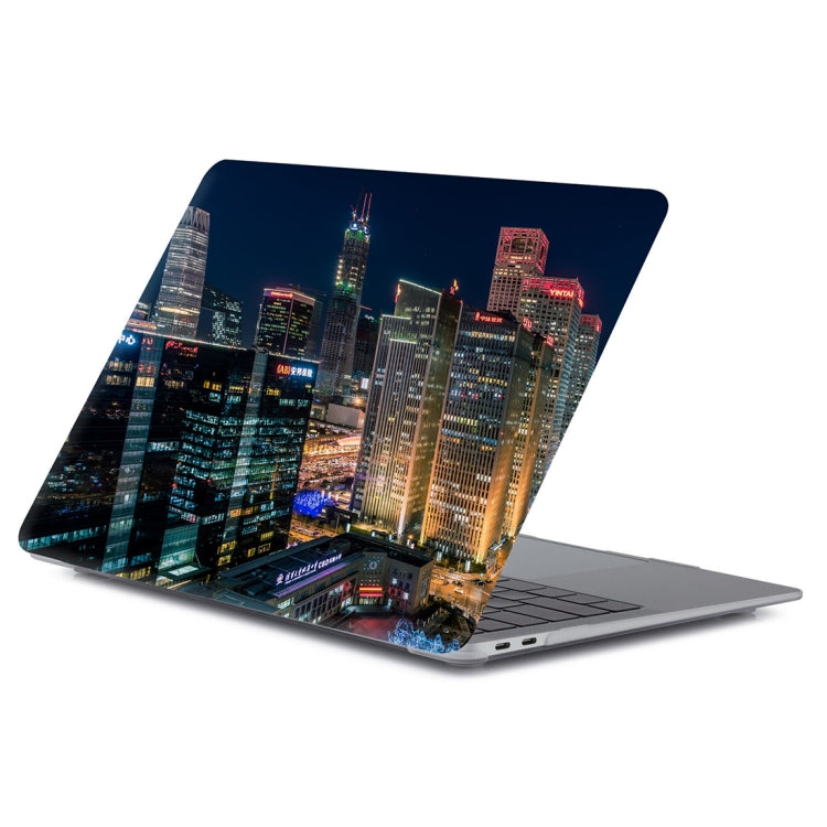 Coque de protection mate imprimée pour ordinateur portable MacBook Pro 15,4 pouces A1990 (2018) / A1707 (2016-2017)