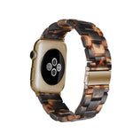 Bracelet de montre en résine tendance simple pour Apple Watch Series 4 44mm et Series 3 & 2 & 1 42mm, pour Apple Watch Series 4 40mm et Series 3 & 2 & 1 38mm, pour Apple Watch Series 4 44mm et Series 3 & 2 & 1 42mm & Series 3 & 2 & 1 42mm