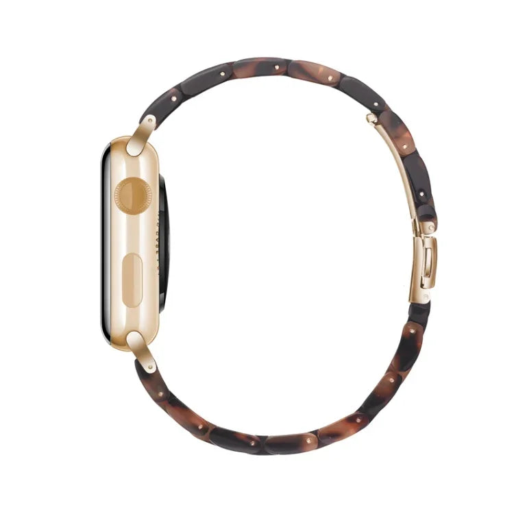 Bracelet de montre en résine tendance simple pour Apple Watch Series 4 44mm et Series 3 & 2 & 1 42mm, pour Apple Watch Series 4 40mm et Series 3 & 2 & 1 38mm, pour Apple Watch Series 4 44mm et Series 3 & 2 & 1 42mm & Series 3 & 2 & 1 42mm