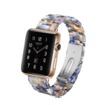 Bracelet de montre en résine tendance simple pour Apple Watch Series 4 44mm et Series 3 & 2 & 1 42mm, pour Apple Watch Series 4 40mm et Series 3 & 2 & 1 38mm, pour Apple Watch Series 4 44mm et Series 3 & 2 & 1 42mm & Series 3 & 2 & 1 42mm