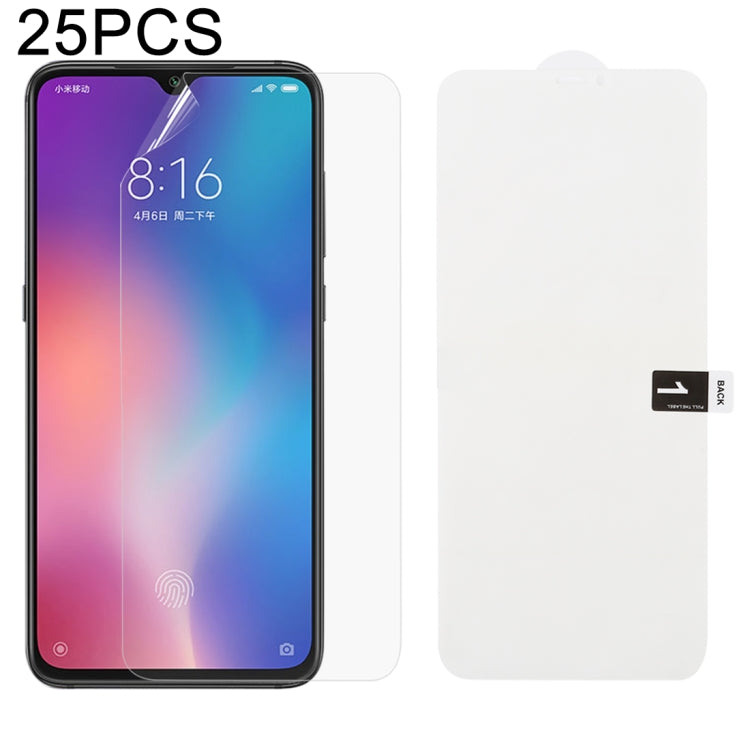 25 PCS Soft Hydrogel Film Full Cover Front Protector with Alcohol Cotton + Scratch Card for, For iPhone 6 / 7 / 8(25 PCS), For iPhone 6 Plus(25 PCS), For iPhone 7 Plus / 8 Plus(25 PCS), For iPhone X / XS(25 PCS), For iPhone XR(25 PCS), iPhone XS Max   ...