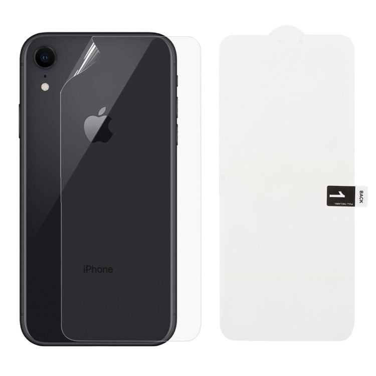 Film hydrogel doux protecteur intégral arrière, pour iPhone XR (arrière) (1 pièce)