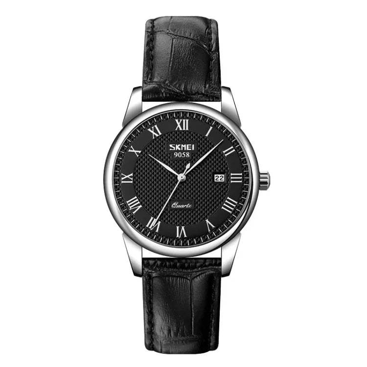 SKMEI 9058 Montre Bracelet Quartz Mode Extérieur Multifonction Étanche Boîtier Argent, EDA00092301A, EDA00092301B, EDA00092301C, EDA00092301D, EDA00092301E, EDA00092301F