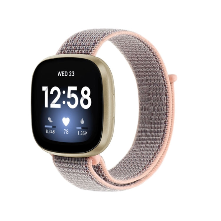 For Fitbit Versa 3 Nylon Loop Replacement Strap Watchband