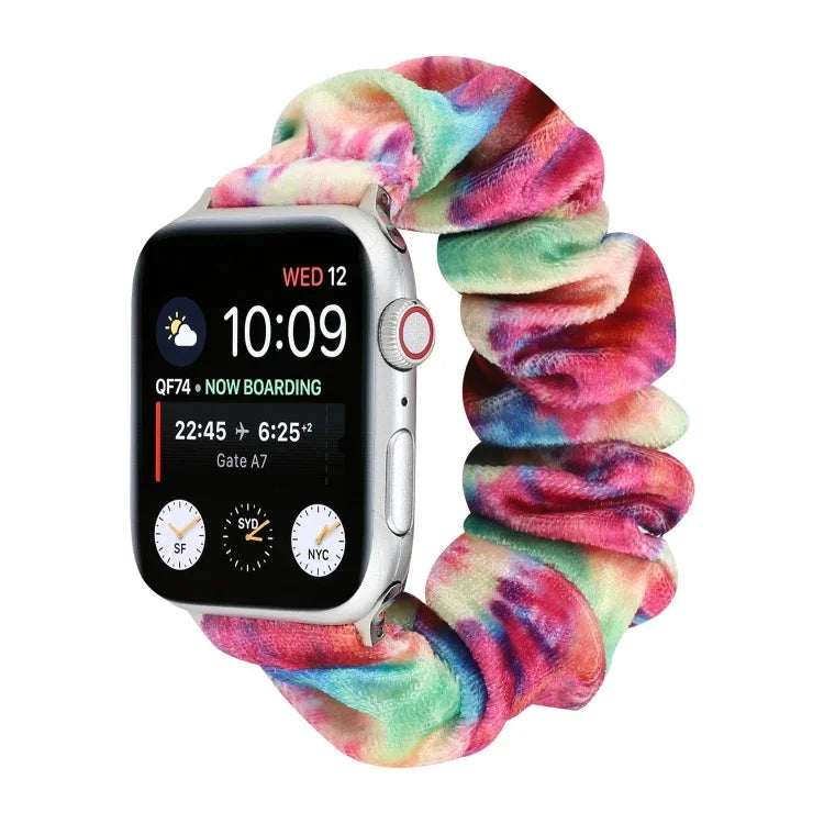 Bracelet de rechange en flanelle pour Apple Watch Ultra 49 mm / Series 8 et 7 45 mm / SE 2 et 6 et SE et 5 et 4 44 mm / 3 et 2 et 1 42 mm, pour Apple Watch Series 7 45 mm / 6 et SE et 5 et 4 44 mm / 3 et 2 et 1 42 mm