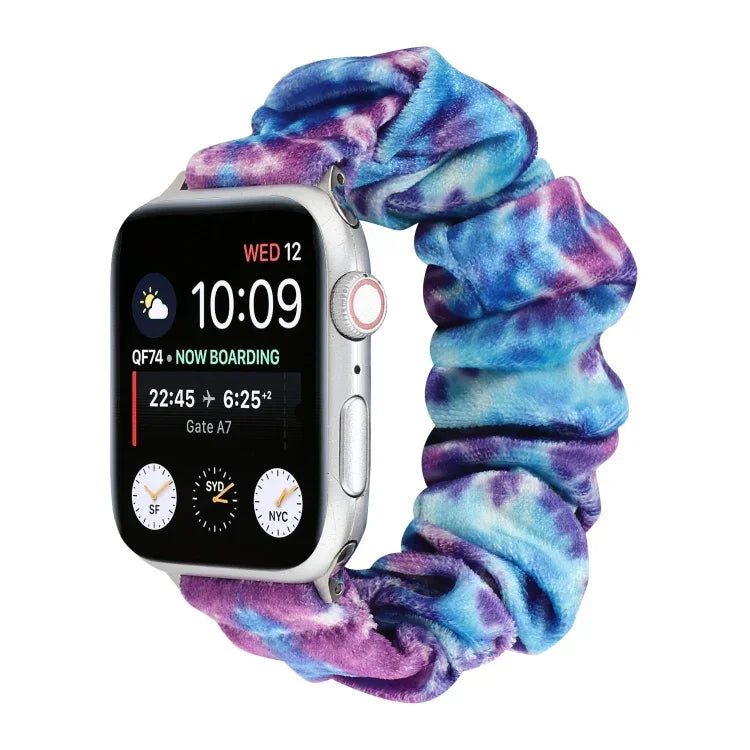 Bracelet de rechange en flanelle pour Apple Watch Ultra 49 mm / Series 8 et 7 45 mm / SE 2 et 6 et SE et 5 et 4 44 mm / 3 et 2 et 1 42 mm, pour Apple Watch Series 7 45 mm / 6 et SE et 5 et 4 44 mm / 3 et 2 et 1 42 mm