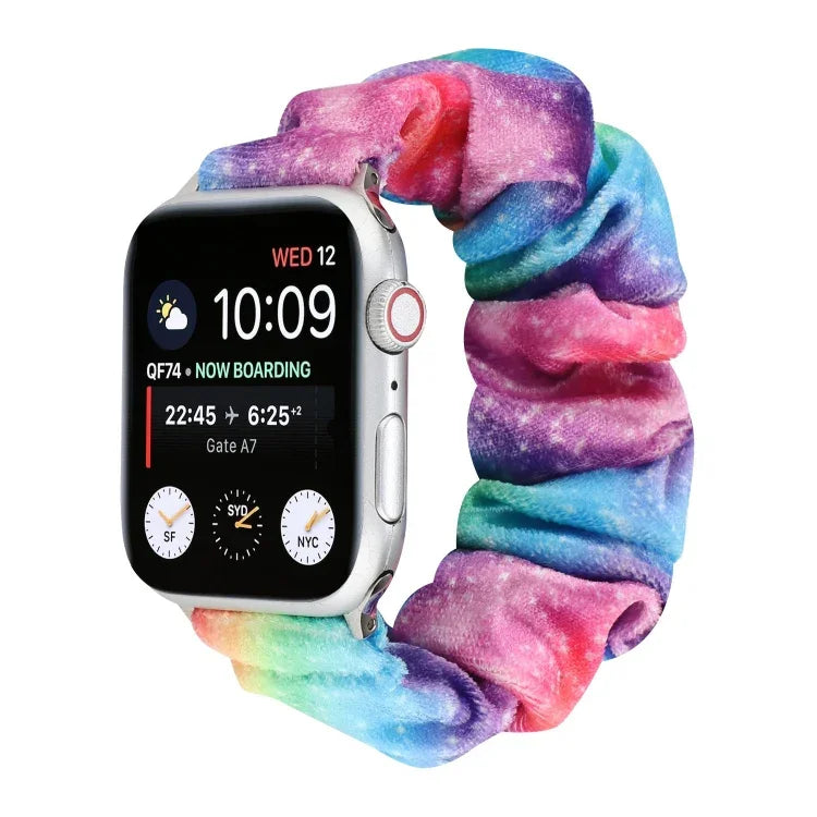 Bracelet de rechange en flanelle pour Apple Watch Ultra 49 mm / Series 8 et 7 45 mm / SE 2 et 6 et SE et 5 et 4 44 mm / 3 et 2 et 1 42 mm, pour Apple Watch Series 7 45 mm / 6 et SE et 5 et 4 44 mm / 3 et 2 et 1 42 mm