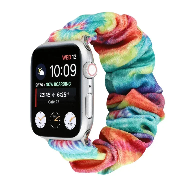 Bracelet de rechange en flanelle pour Apple Watch Ultra 49 mm / Series 8 et 7 45 mm / SE 2 et 6 et SE et 5 et 4 44 mm / 3 et 2 et 1 42 mm, pour Apple Watch Series 7 45 mm / 6 et SE et 5 et 4 44 mm / 3 et 2 et 1 42 mm
