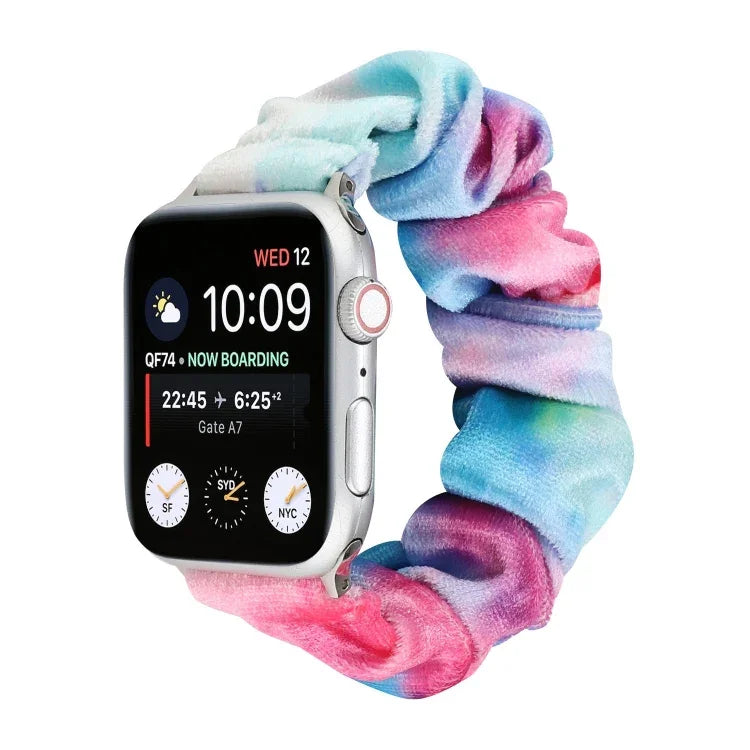 Bracelet de rechange en flanelle pour Apple Watch Ultra 49 mm / Series 8 et 7 45 mm / SE 2 et 6 et SE et 5 et 4 44 mm / 3 et 2 et 1 42 mm, pour Apple Watch Series 7 45 mm / 6 et SE et 5 et 4 44 mm / 3 et 2 et 1 42 mm