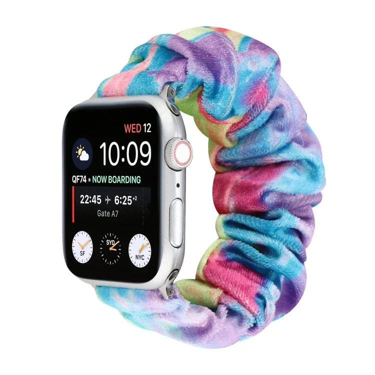 Bracelet de rechange en flanelle pour Apple Watch Ultra 49 mm / Series 8 et 7 45 mm / SE 2 et 6 et SE et 5 et 4 44 mm / 3 et 2 et 1 42 mm, pour Apple Watch Series 7 45 mm / 6 et SE et 5 et 4 44 mm / 3 et 2 et 1 42 mm