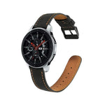 Round Tail Genuine Leather Replacement Strap Watchband, For Samsung Galaxy Watch 3 41mm, For Samsung Galaxy Watch 3 45mm, For Samsung Galaxy Watch 42mm, For Samsung Galaxy Watch 46mm