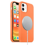 Magnetic Liquid Silicone Full Coverage Shockproof Case with Magsafe Charging Magnet, For iPhone 12 mini, For iPhone 12 / 12 Pro, For iPhone 12 Pro Max