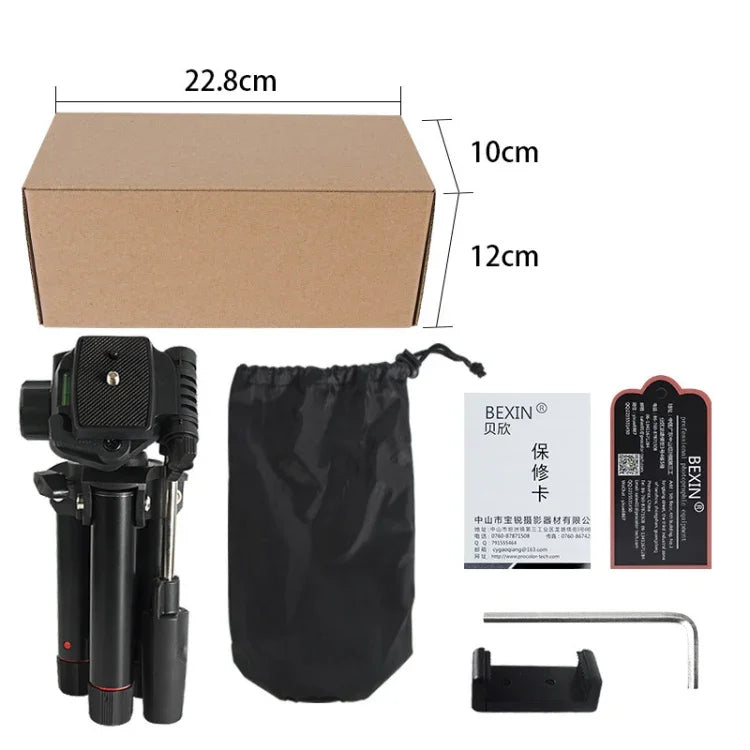 Trépied de bureau BEXIN MS19 Mini trépied réglable pour appareil photo numérique compact