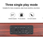 Enceinte Bluetooth portable en bois D10 Bluetooth 4.2, D10 (texture bois rouge)
