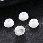 2 paires d'embouts auriculaires en silicone souple avec filet pour écouteurs AirPods, S, M, L