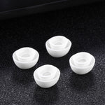 2 paires d'embouts auriculaires en silicone souple avec filet pour écouteurs AirPods, S, M, L