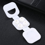 2 paires d'embouts auriculaires en silicone souple avec filet pour écouteurs AirPods, S, M, L